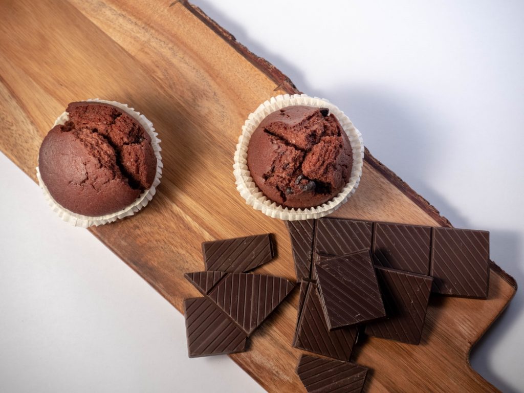 muffin de chocolate